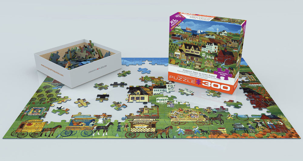 Harvest Days in Cove Point 300-Piece Puzzle (Small box)