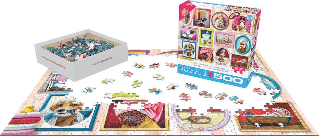 A Day at the Spa 500-Piece Puzzle (Small box)