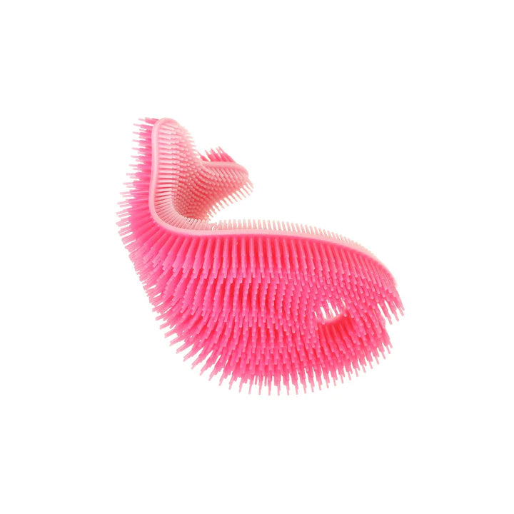 Bath Scrub Fish Pink Silicone