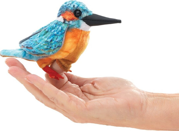 Mini Common Kingfisher Finger Puppet