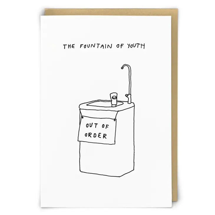 Fountain Of Youth Greeting Card