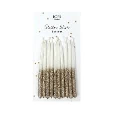 Glitter Wish Candle Gold 10 Pack