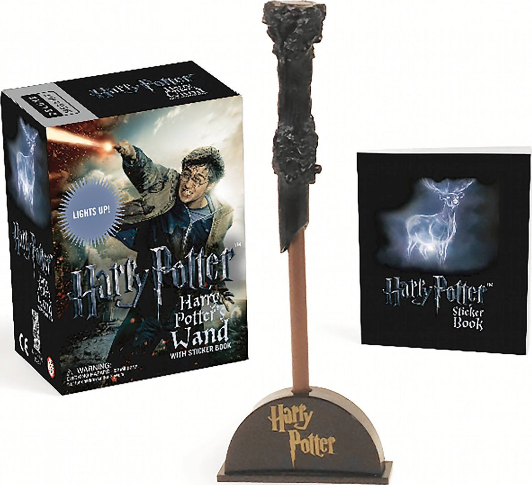 Harry Potter Wizard's Wand with Sticker Book: Lights Up!