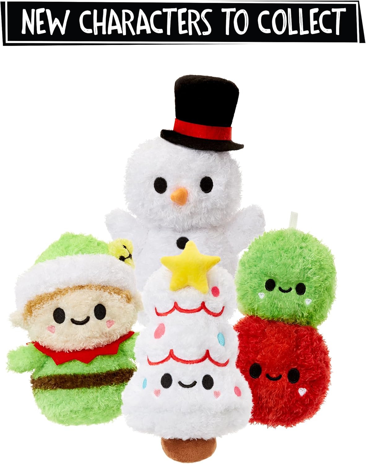 t*i様 mellojoy 大福シリーズ キウイ　クリスマスクッション Fluffie Stuffie Holiday Assortment – Stevenson's Toys & Games