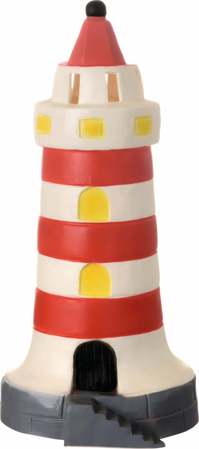 Egmont Lamp - Red Lighthouse with Plug
