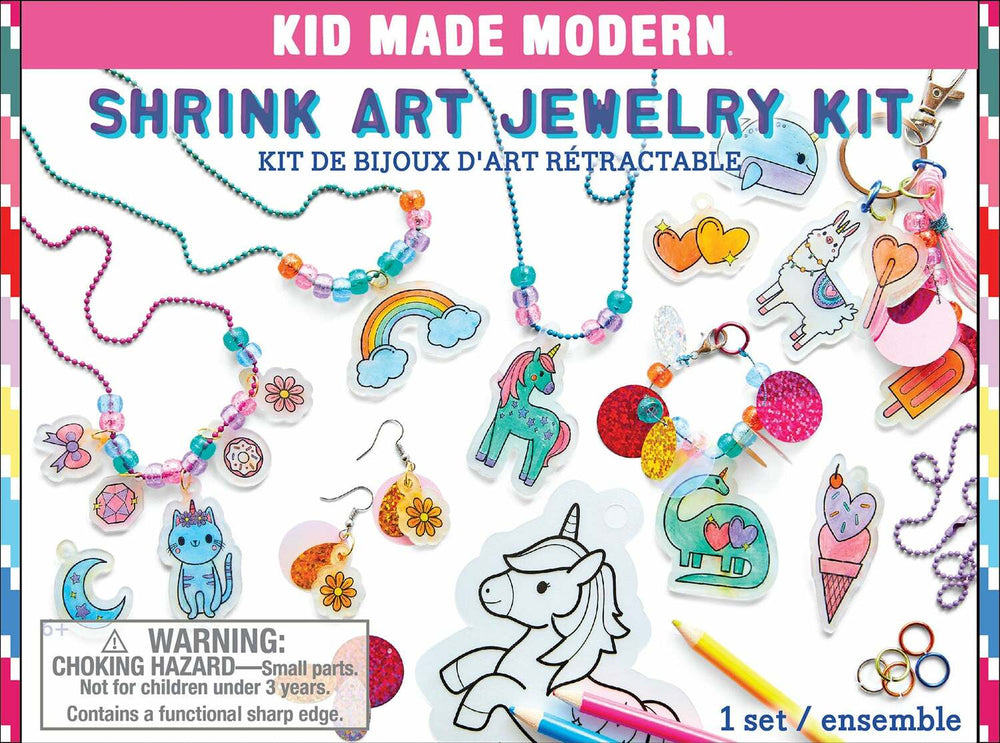 Kid Made Modern Shrink Art Jewelry Kit
