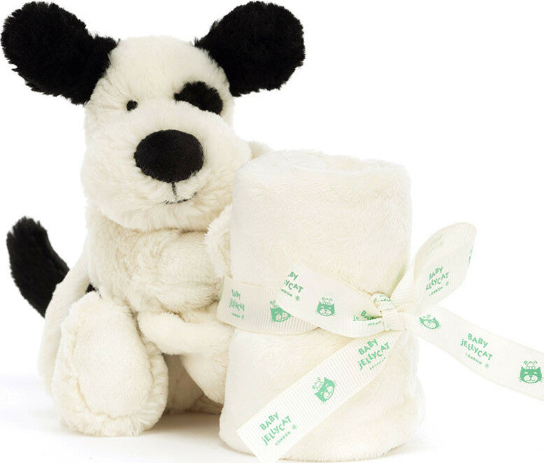 Bashful Black and Cream Puppy Soother – Stevenson's Toys & Games