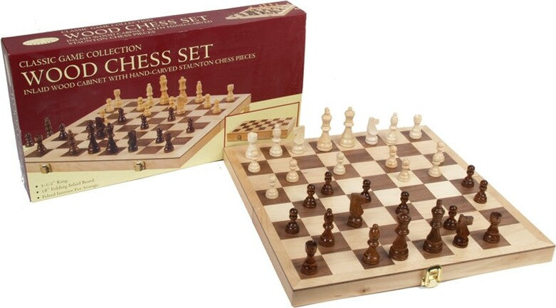 TM-5 Deluxe Wood Chess Set