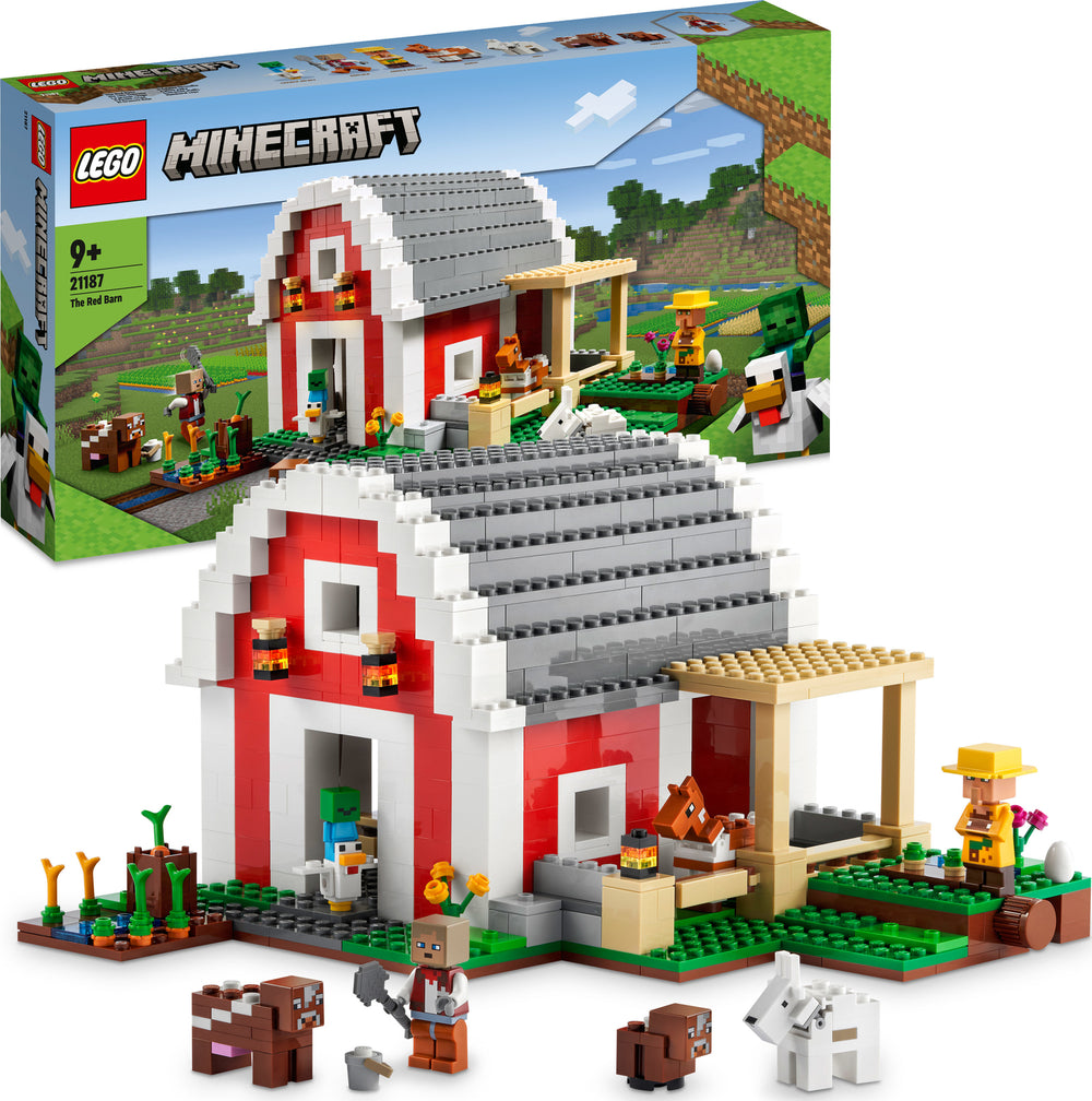 LEGO® Minecraft The Red Barn Farm Animals Toy