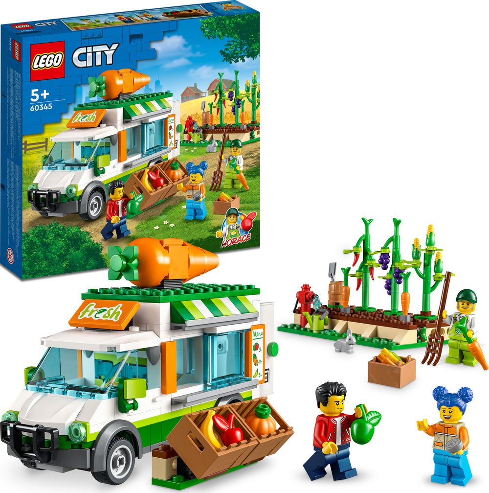 LEGO® City Farmers Market Van Farm Toy Set