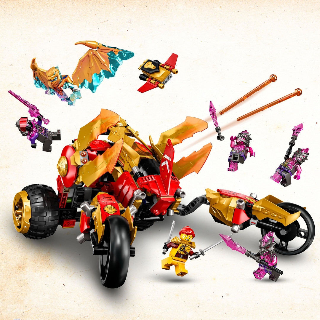 LEGO® NINJAGO Kai's Golden Dragon Raider Set