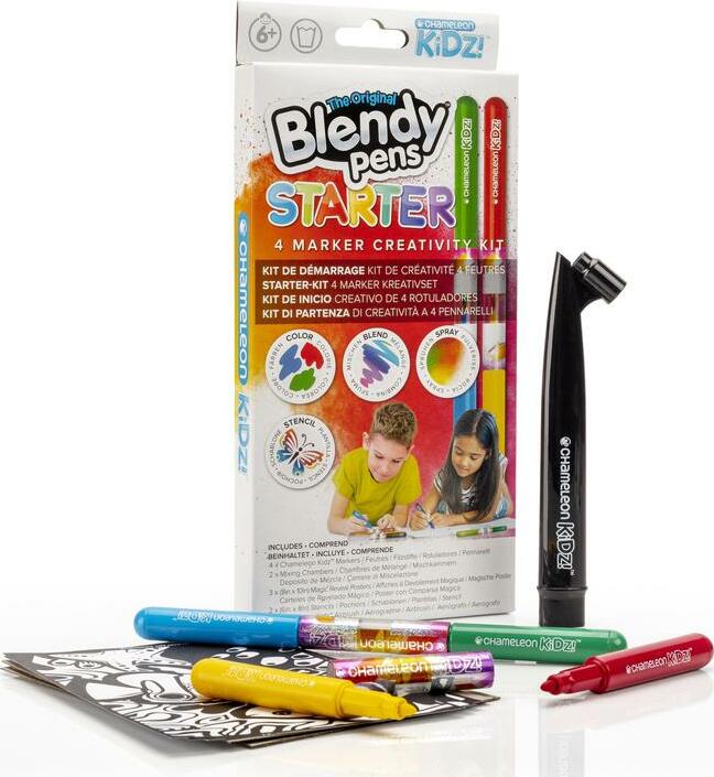 The Original Blendy Pens 4 Marker Kit – Stevenson's Toys & Games