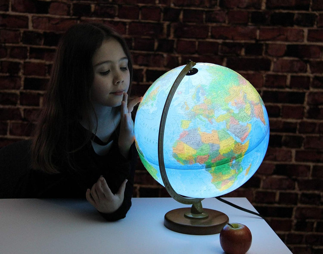 Livingston Illuminated Globe 12"