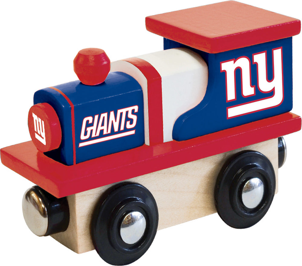 New York Giants NFL Wood Train Engine