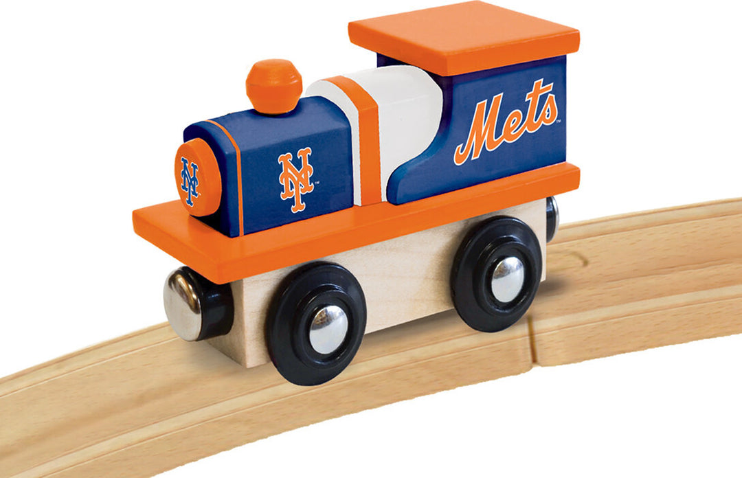 New York Mets MLB Wood Train Engine