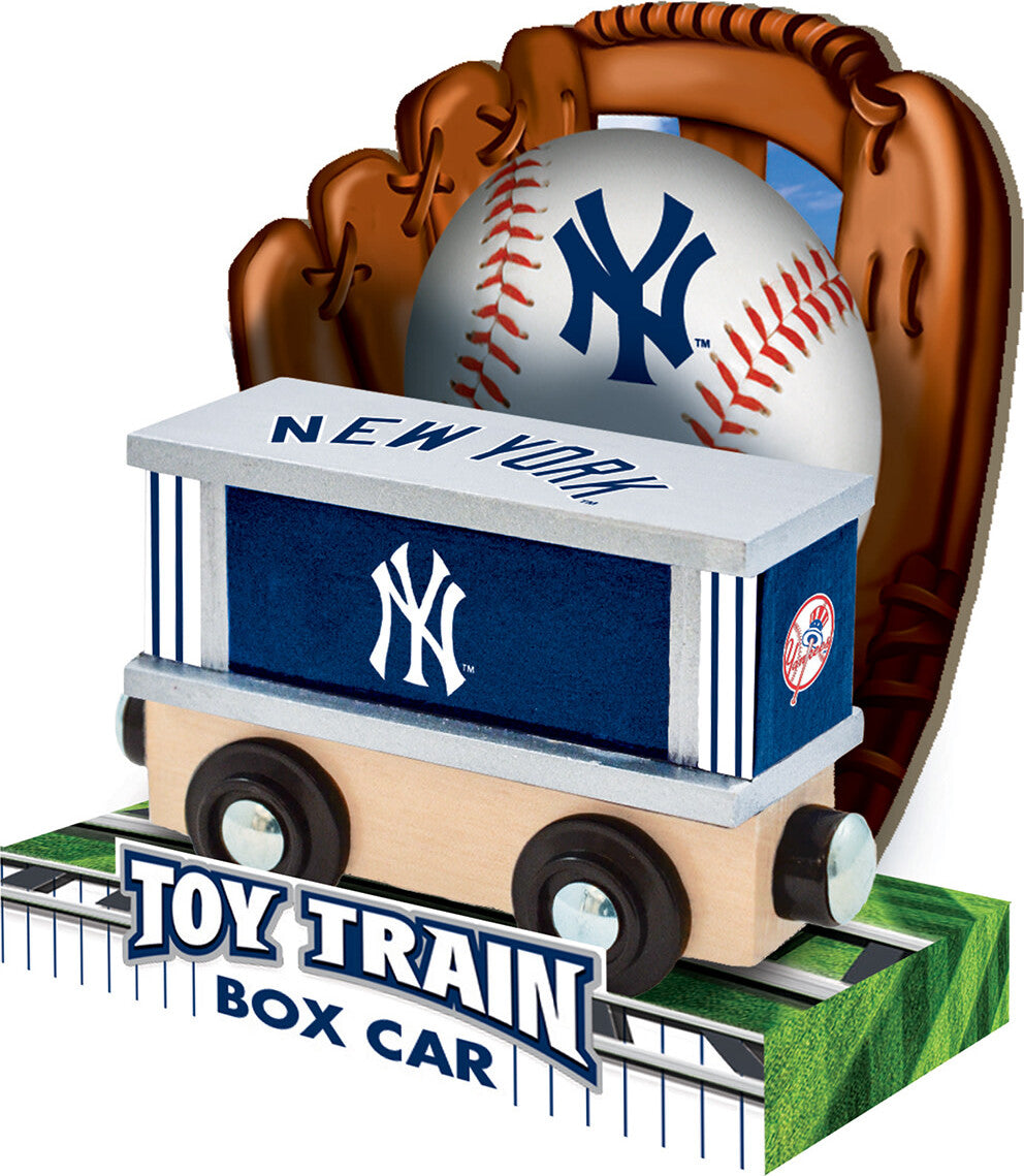 New York Yankees MLB Wood Box Train Car