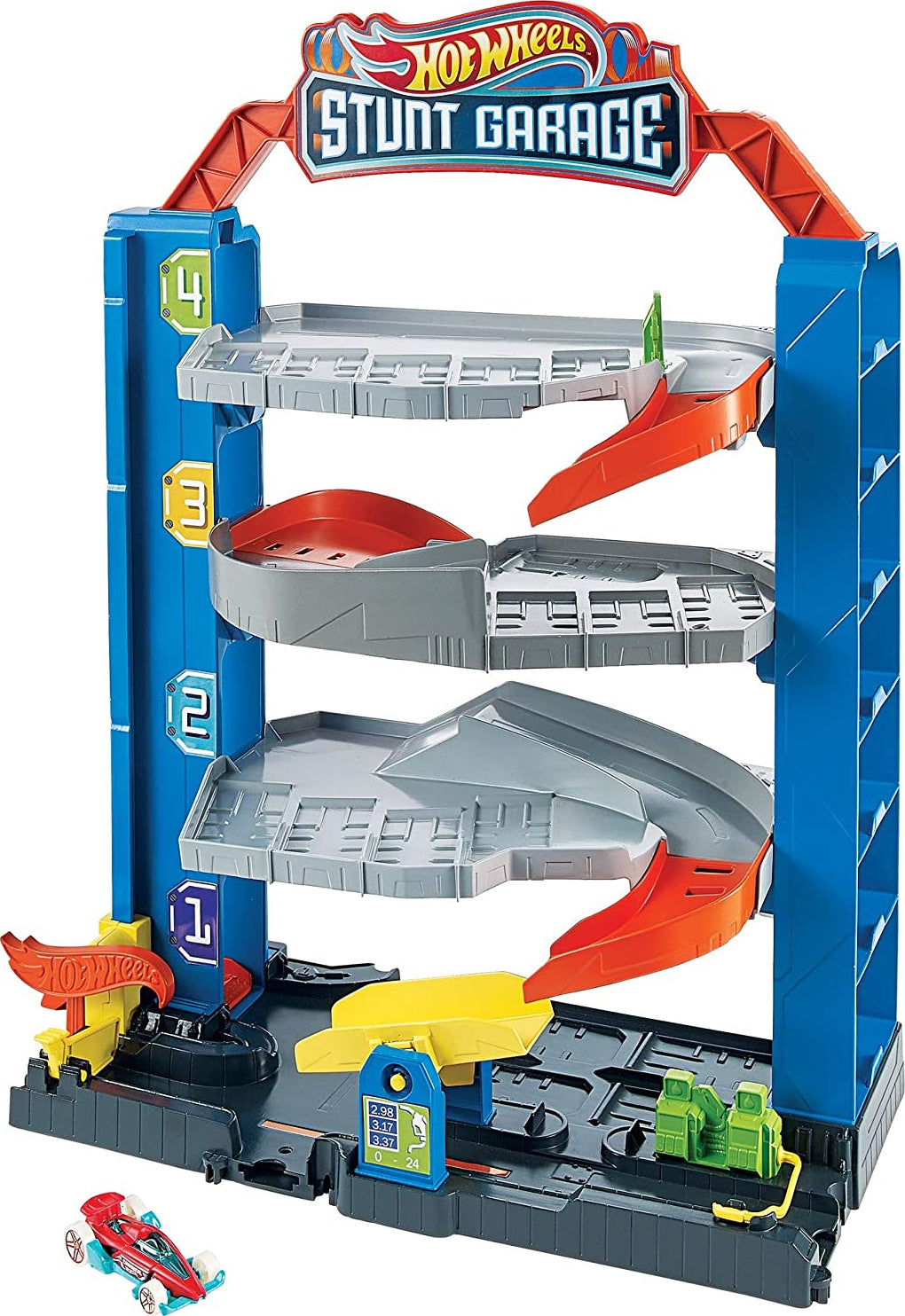 Hot Wheels Garage 288GTO3台セット Hot Wheels Super Ultimate Garage Play Set with Stunt Track HW