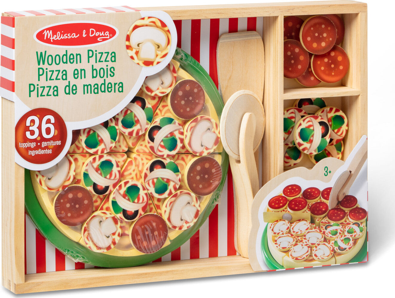 Pizza Party - Wooden Play Food – Stevenson's Toys & Games