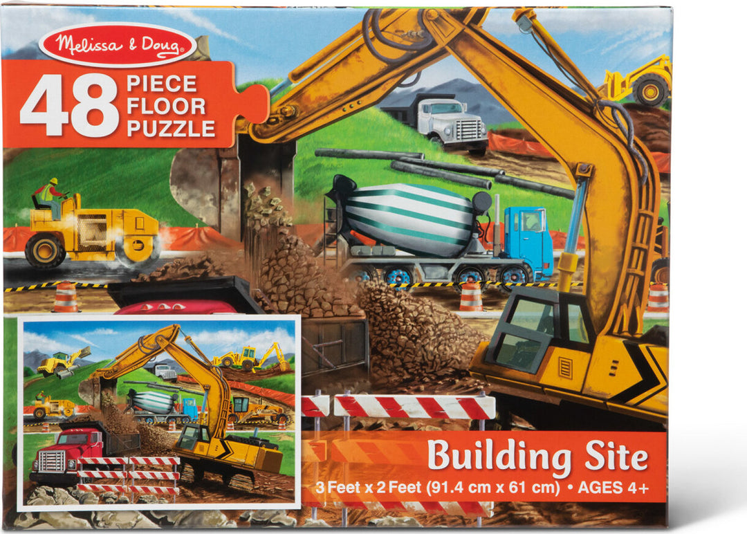 Building Site Floor Puzzle - 48 Pieces