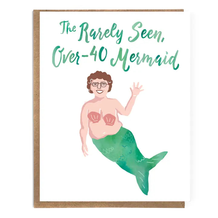 Rarely Seen Mermaid Card