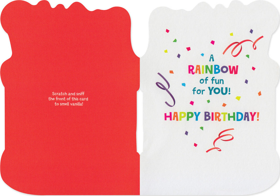 Rainbow Cake Scratch & Sniff Birthday Card