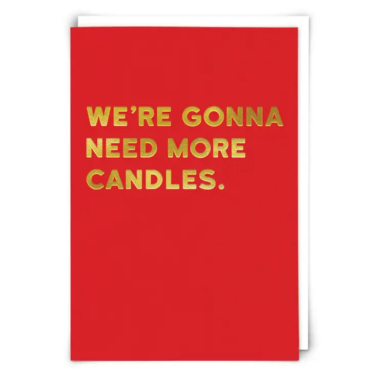 More Candle Birthday Card