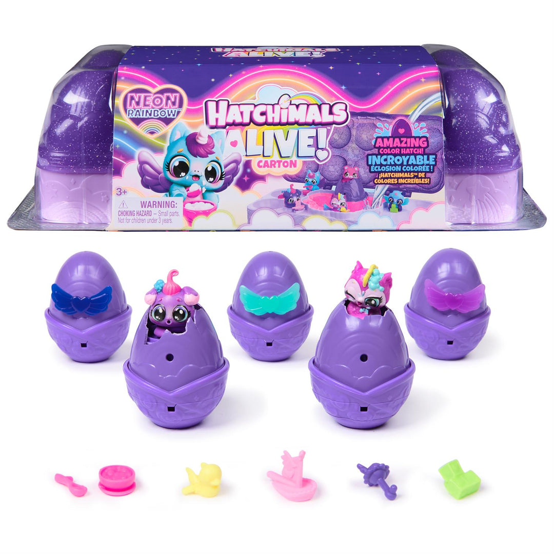 Hatchimal Neon Rainbow Egg Carton