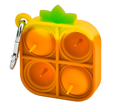 Pull 'N Pops - Multi Bubbles Pineapple Keychain