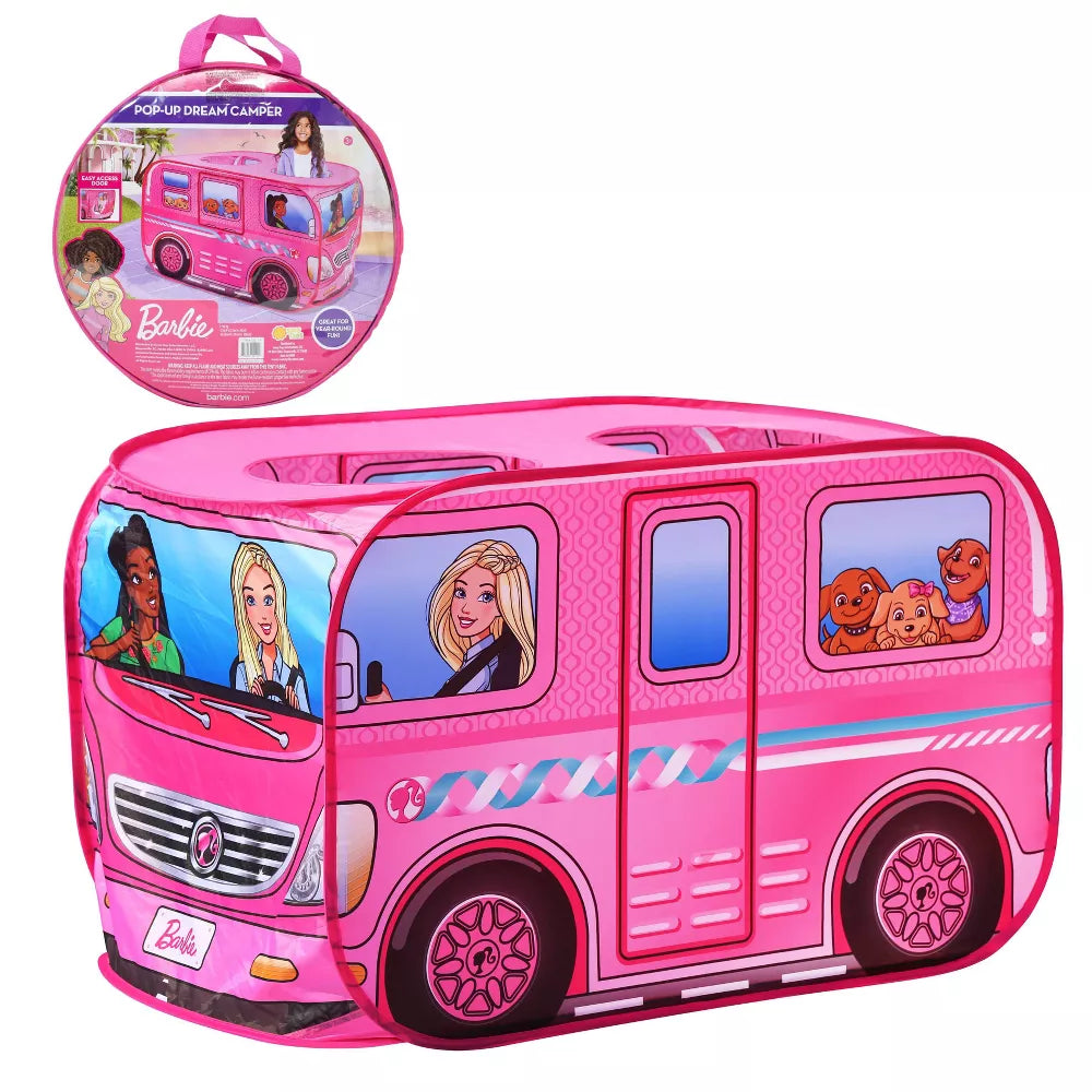 Barbie Dream Camper Pop Up Play Tent Stevenson s Toys Games