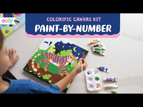 Colorific Canvas Kit Paint-By-Number Kit: Marvelous Moth
