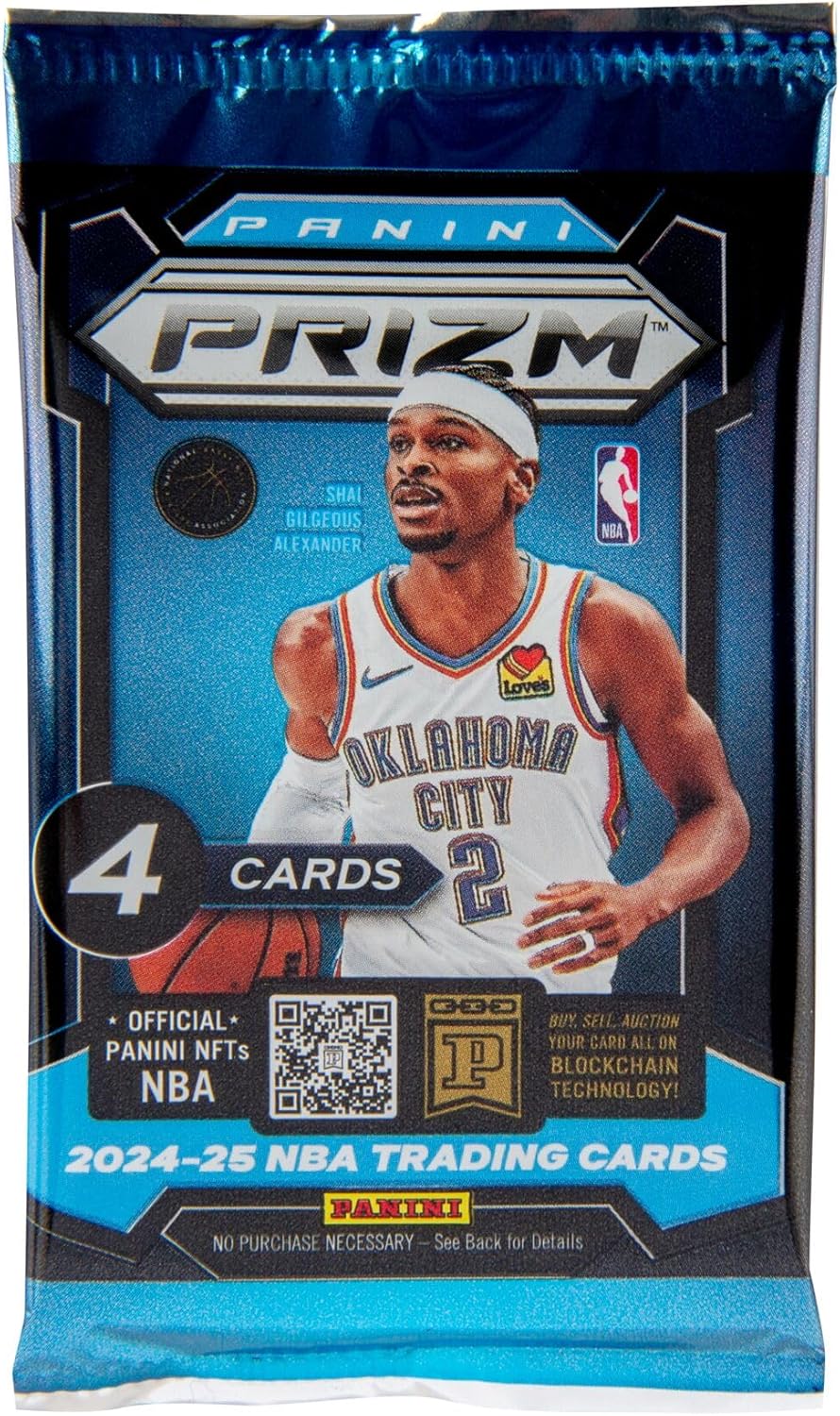 2024/2025 NBA Panini Prizm Basketball 4 Card Pack – Stevenson's