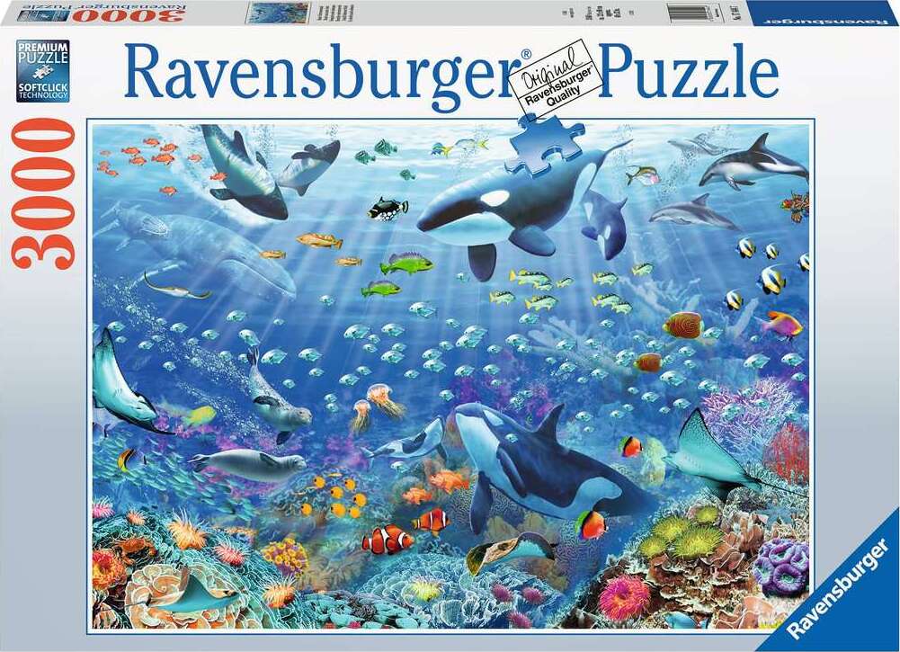 Colorful Underwater World (3000 pc Puzzles)