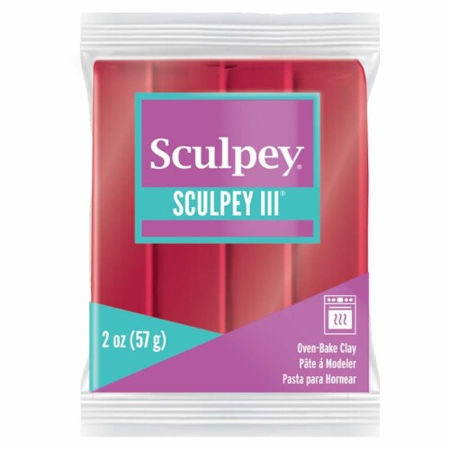 Sculpey III Deep Red Pearl 2oz