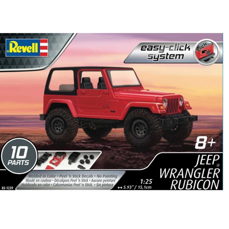 1/25 Jeep Wrangler Red Snap