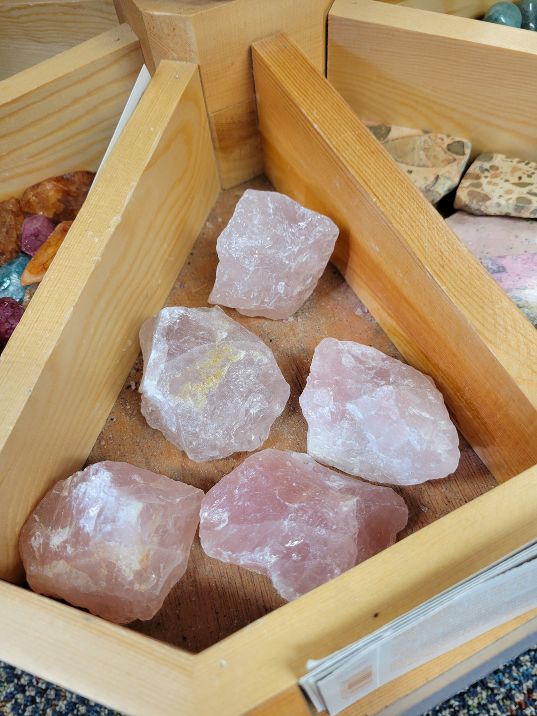 Rose Quartz Chunk Individual