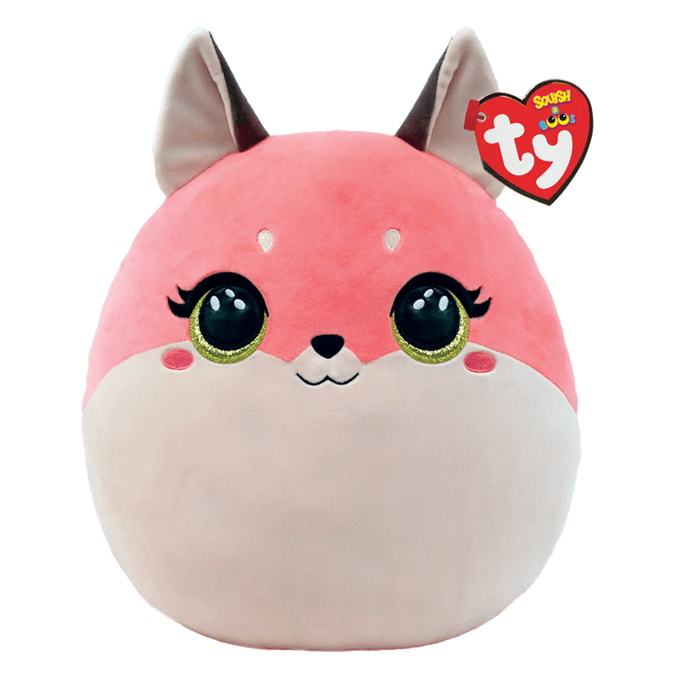 Squishaboo Roxie Pink Fox 14"