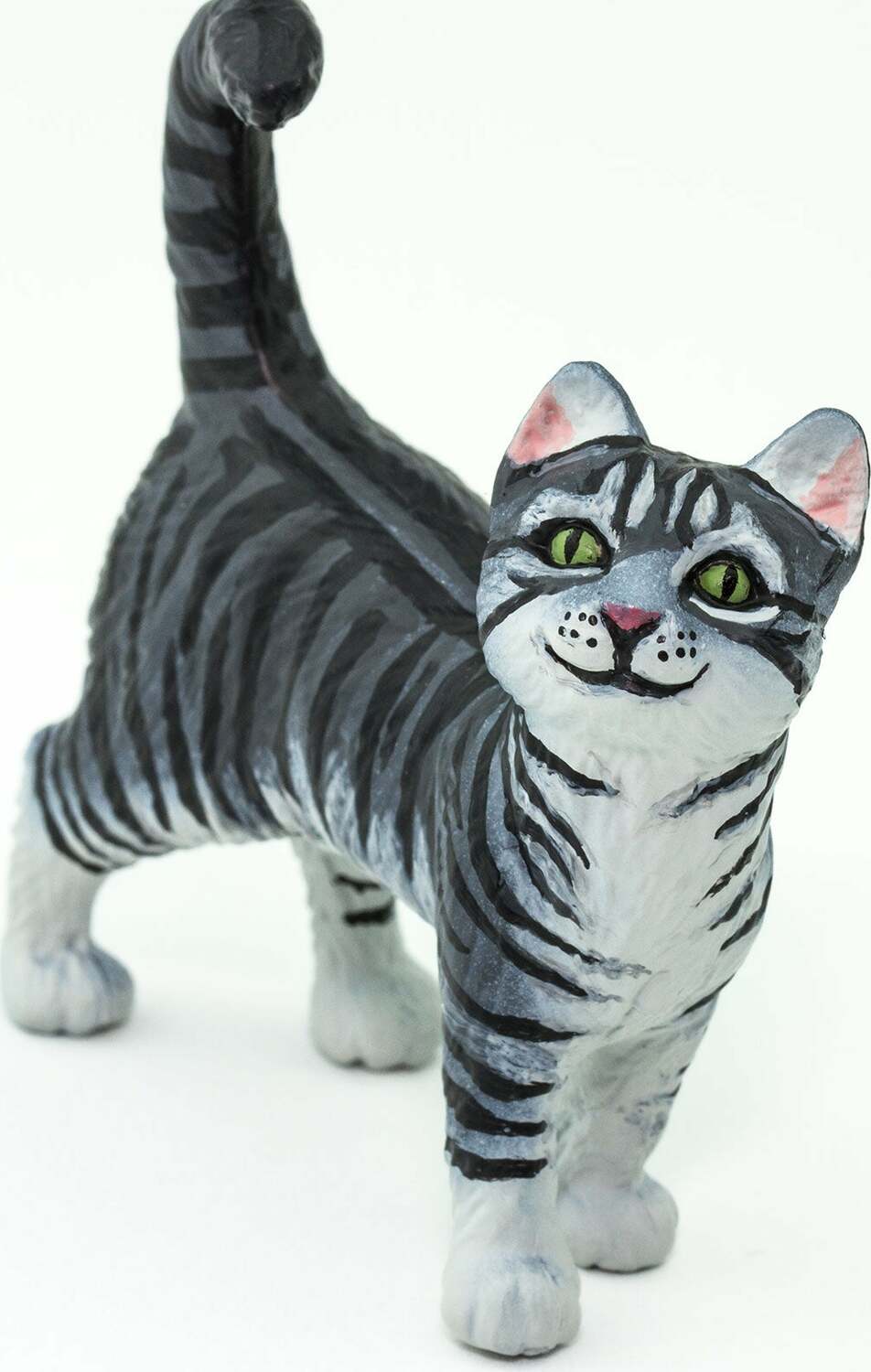 Gray Tabby Cat Toy