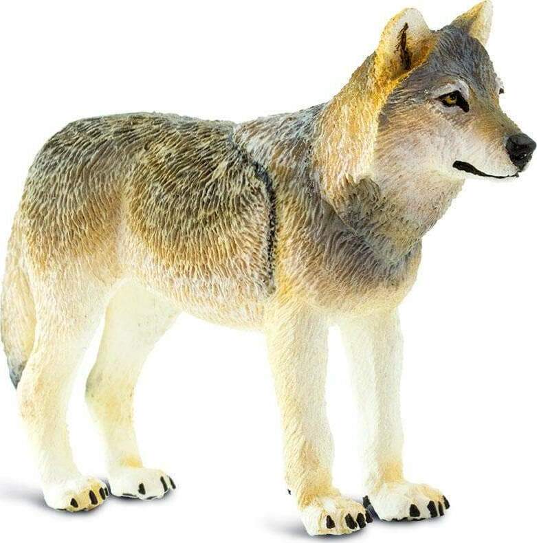 Gray Wolf Toy