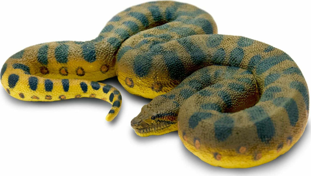 Green Anaconda Snake Toy Figure