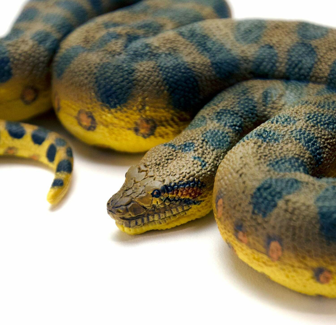 Green Anaconda Snake Toy Figure