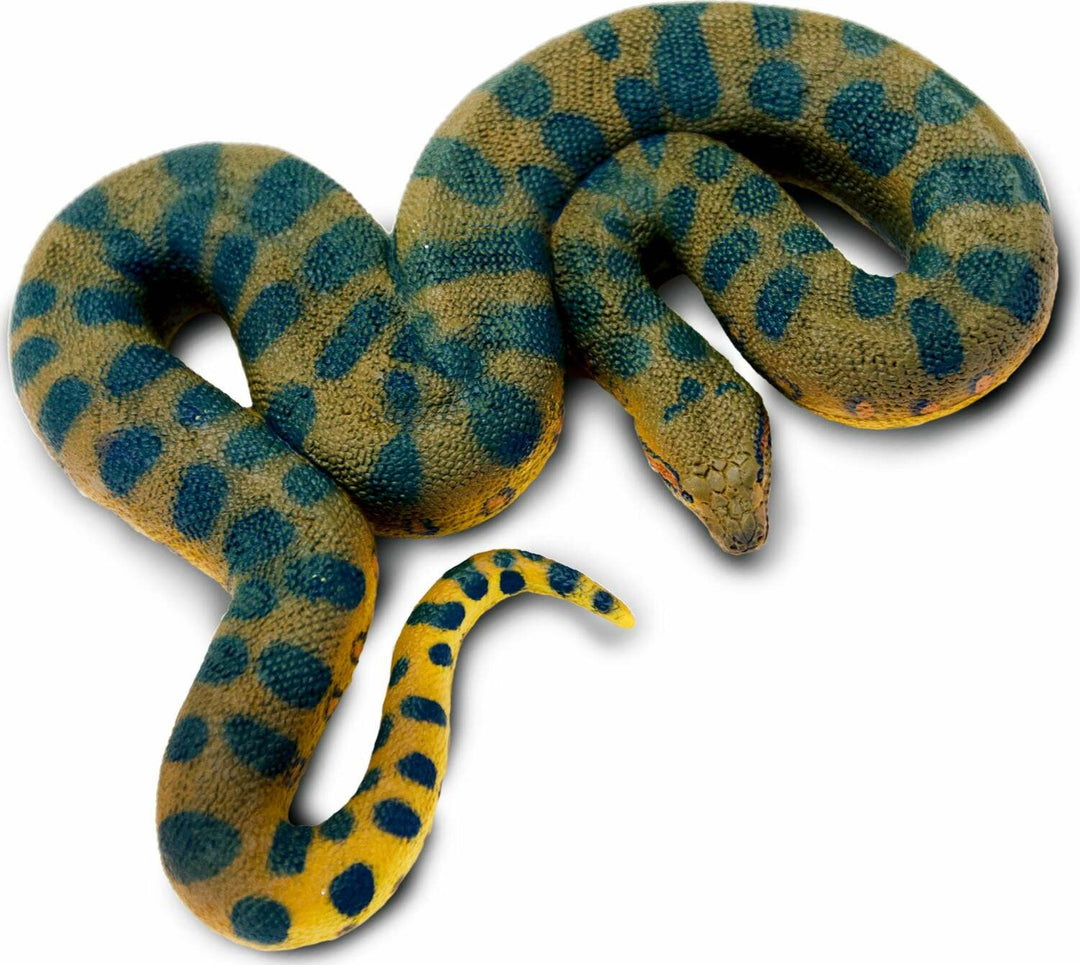 Green Anaconda Snake Toy Figure