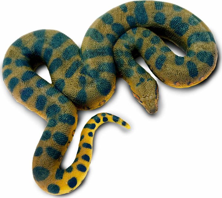 Green Anaconda Snake Toy Figure