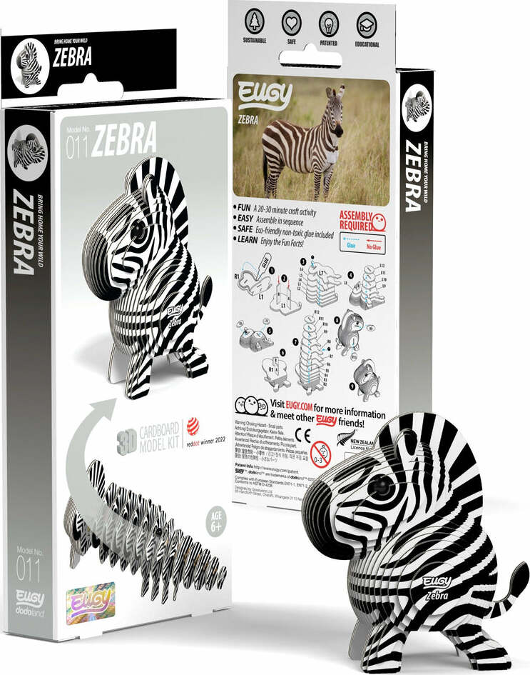 EUGY Zebra 3D Puzzle