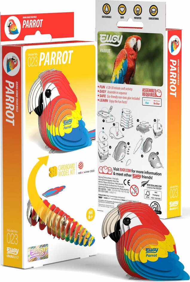 EUGY Parrot 3D Puzzle