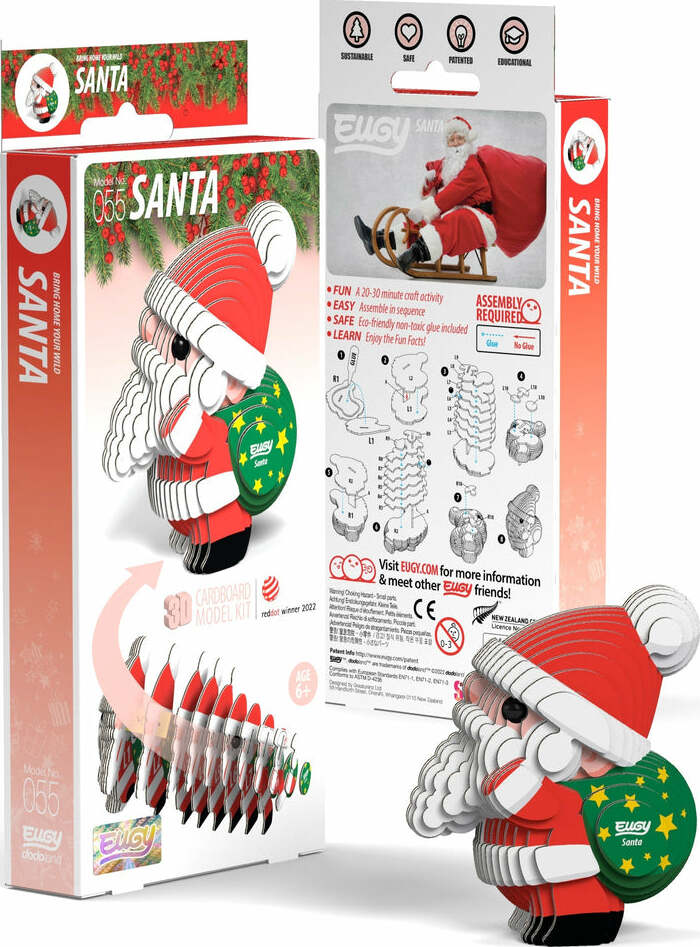 EUGY Santa 3D Puzzle
