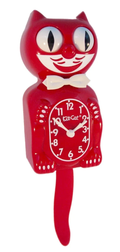 Scarlet Kit-Cat Clock