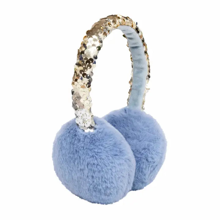 Shimmer Blue Sequin Earmuff
