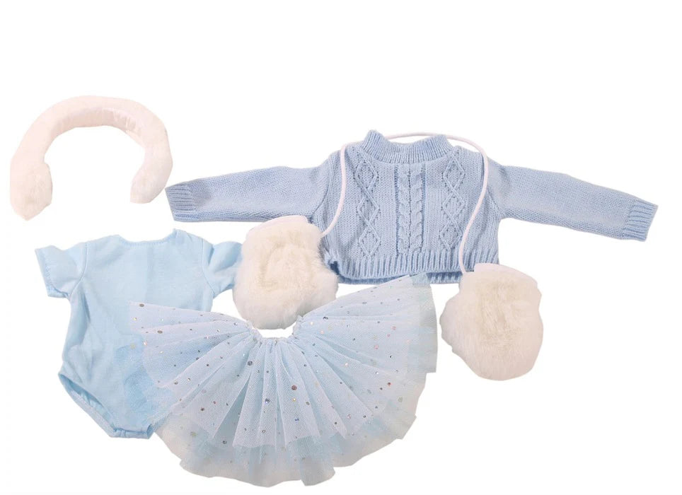 5Pc Skating Outfit 18In Doll