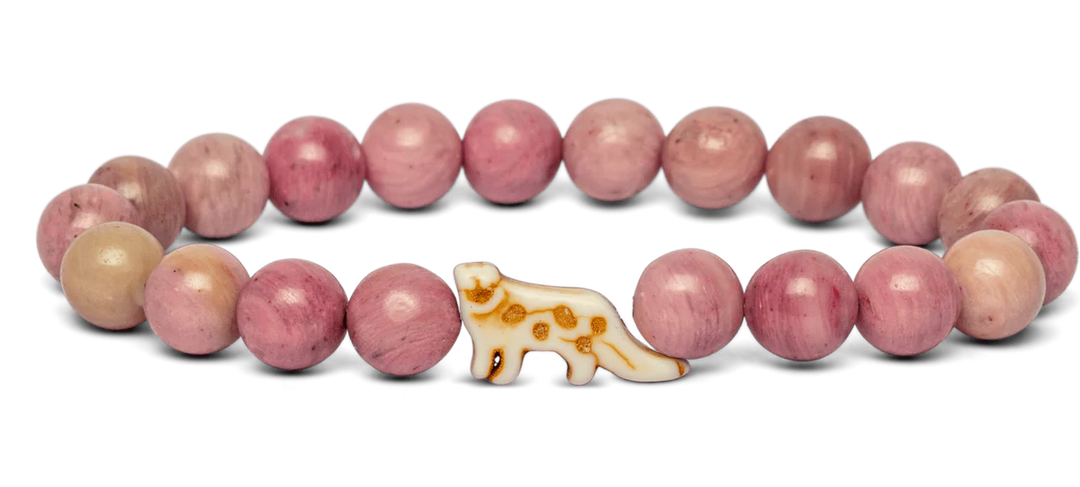 Fahlo Snow Leopard Pink Bracelet