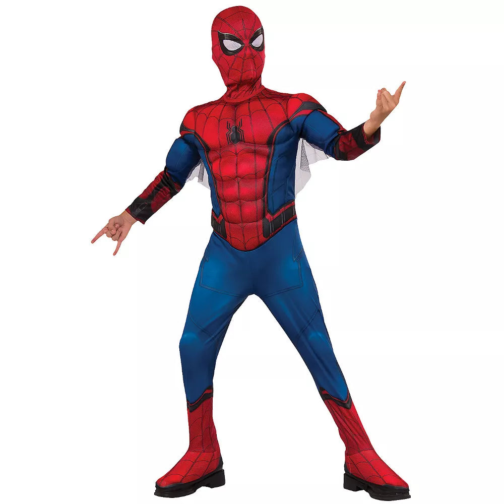 Spiderman Red/Blk Costume Sm 4-6
